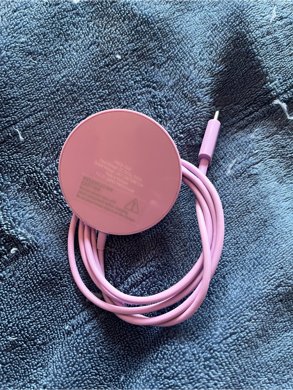 MagSafe-Style Wireless Charger - Pink - Unbranded